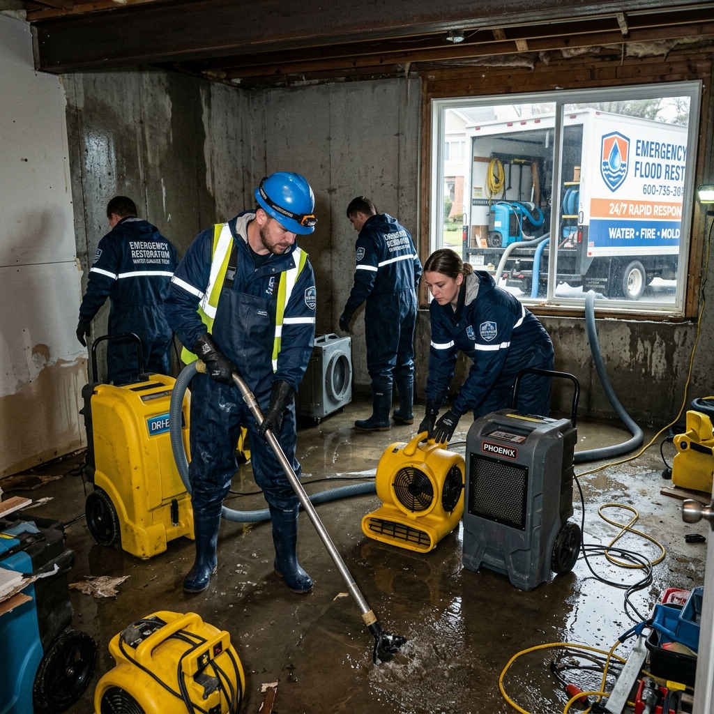 24/7 Emergency Water Damage Restoration